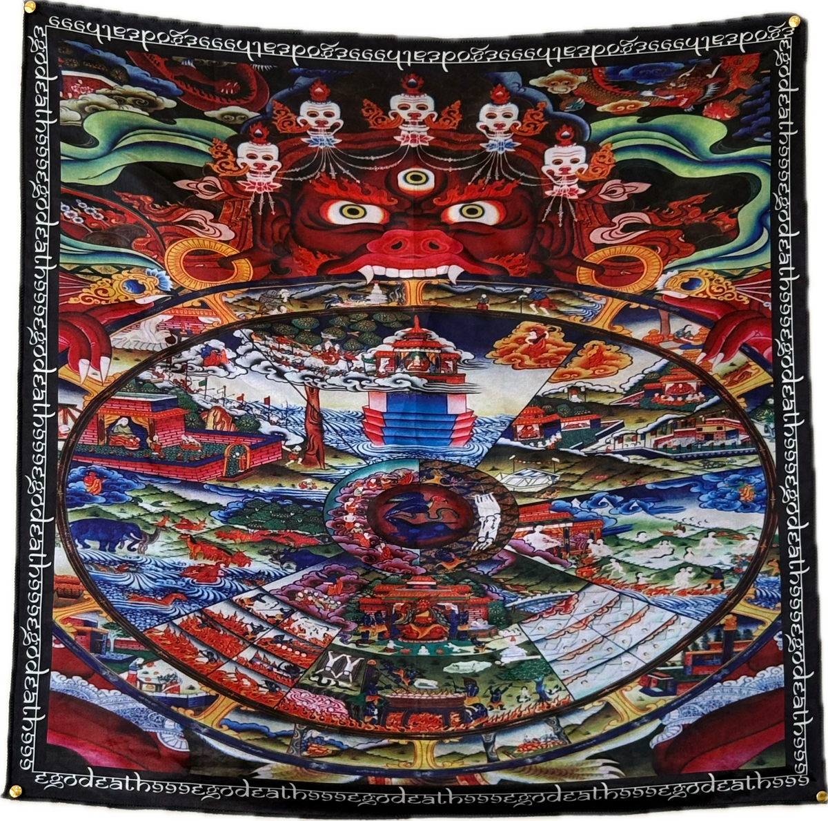 DROP 001 — THE WHEEL BANDANA EgoDeath999