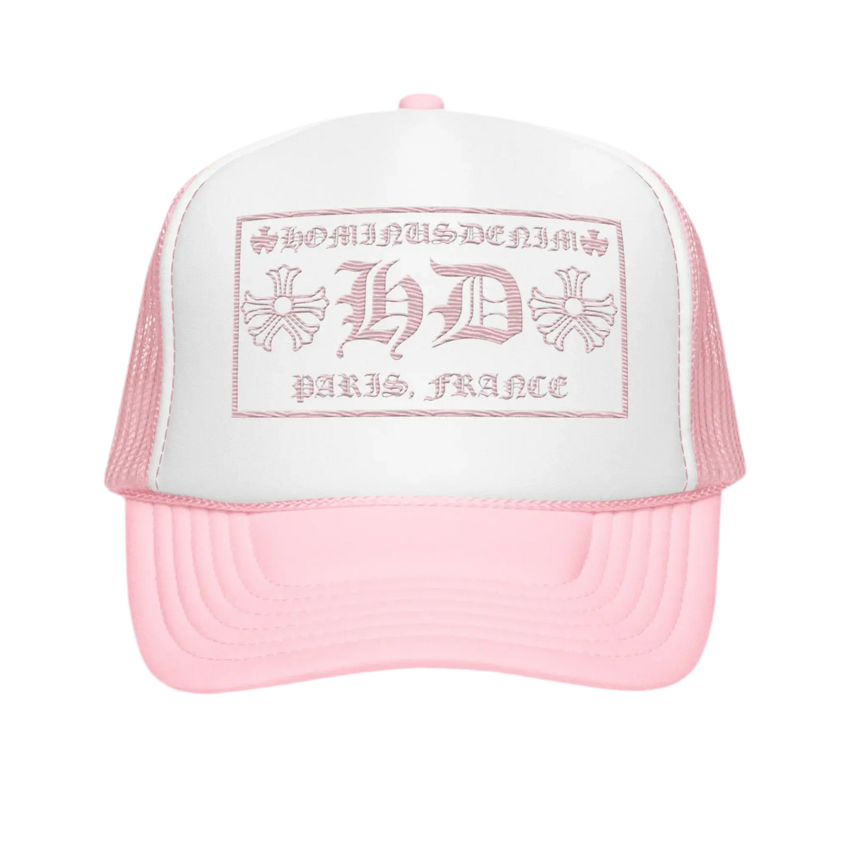 Hominus Denim HD Paris Pink Trucker Hat Hominus Denim