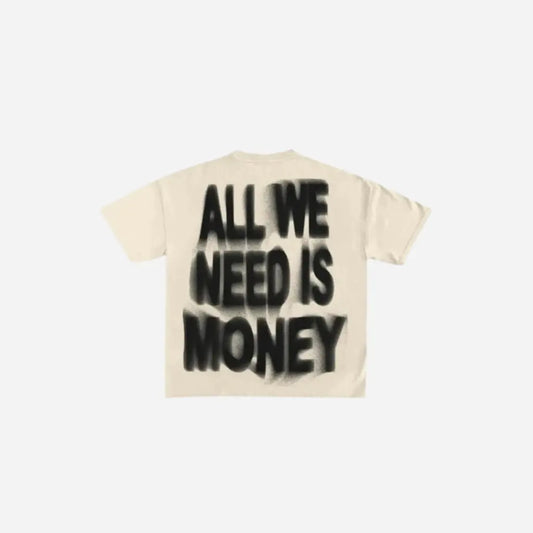 Y2K All We Need is Money Tee Hominus Denim