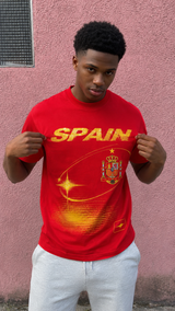 Spain 2026 Oversized Graphic Tee – Vintage Y2K Football Shirt Archived Memories