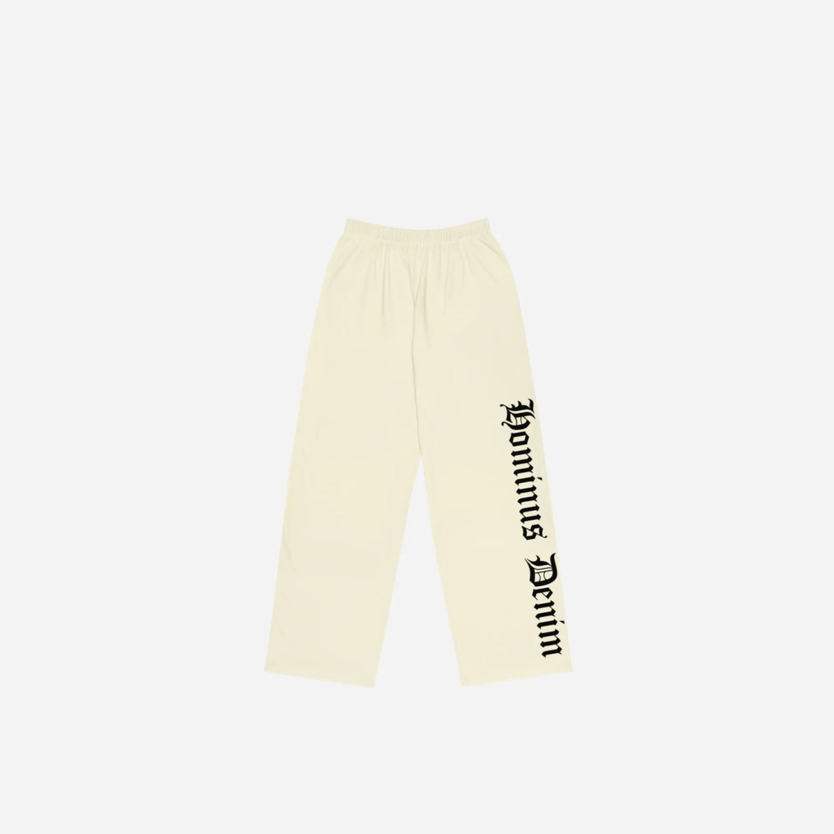 Beige Hominus Denim Gothic Letters Sweatpant Hominus Denim