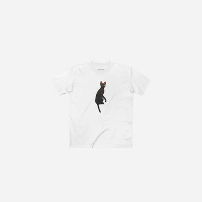 Black Cat Graphic Tee Printify