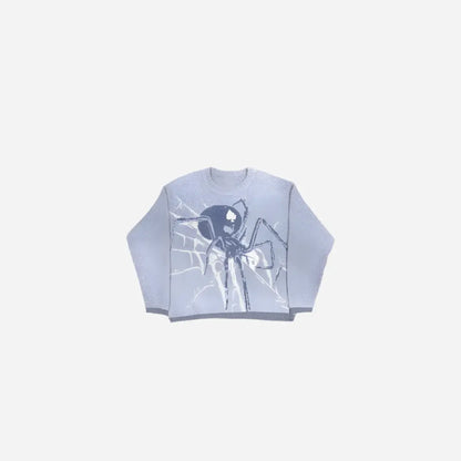 Blue Y2K Spider Knit Hominus Denim
