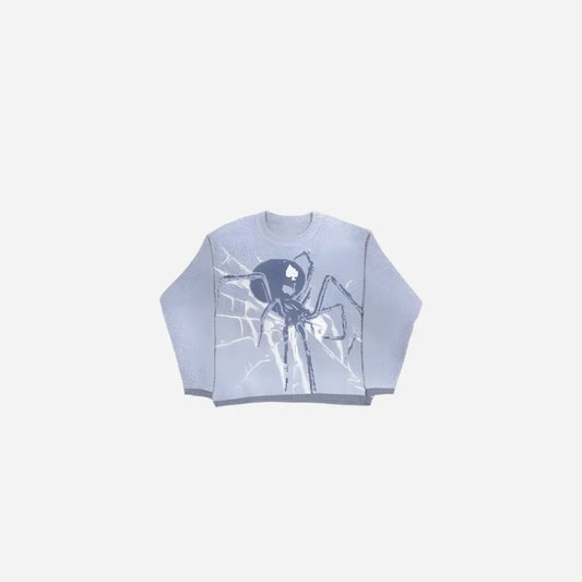 Blue Y2K Spider Knit Hominus Denim