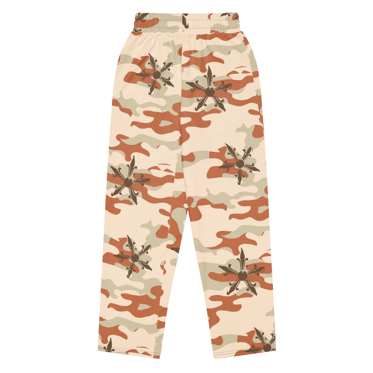 Camo Gothic Logo Pattern Baggy Sweatpant - Hominus Denim
