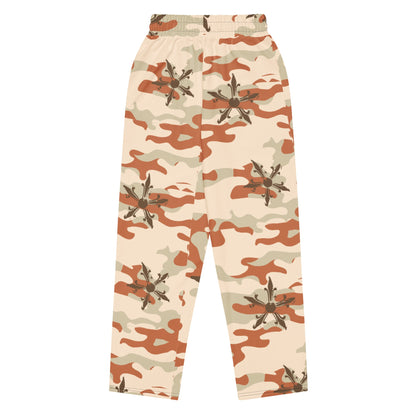 Camo Gothic Logo Pattern Baggy Sweatpant - Hominus Denim