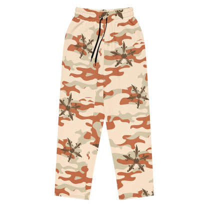 Camo Gothic Logo Pattern Baggy Sweatpant - Hominus Denim