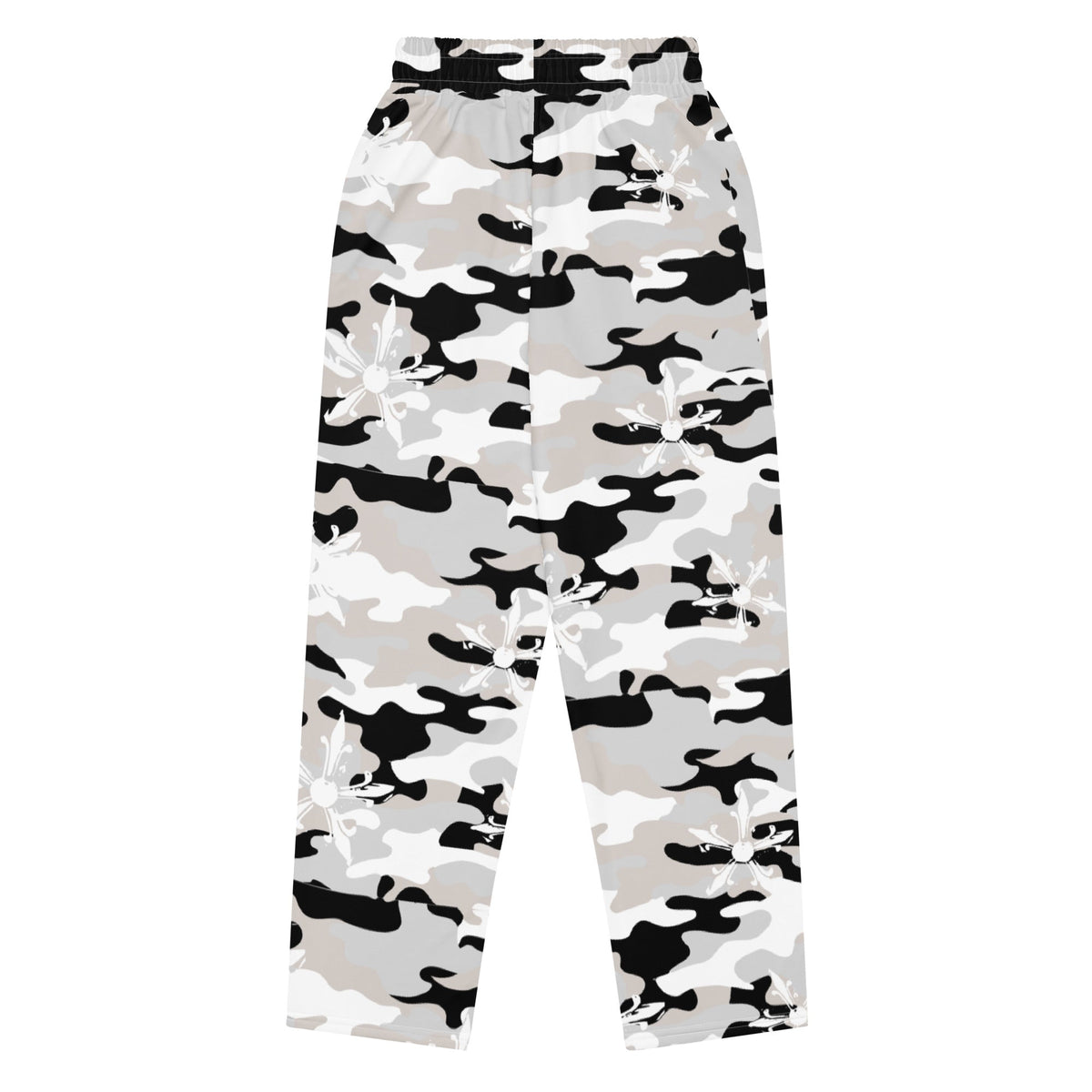 Camo Gothic Logo Pattern Baggy Sweatpant - Hominus Denim