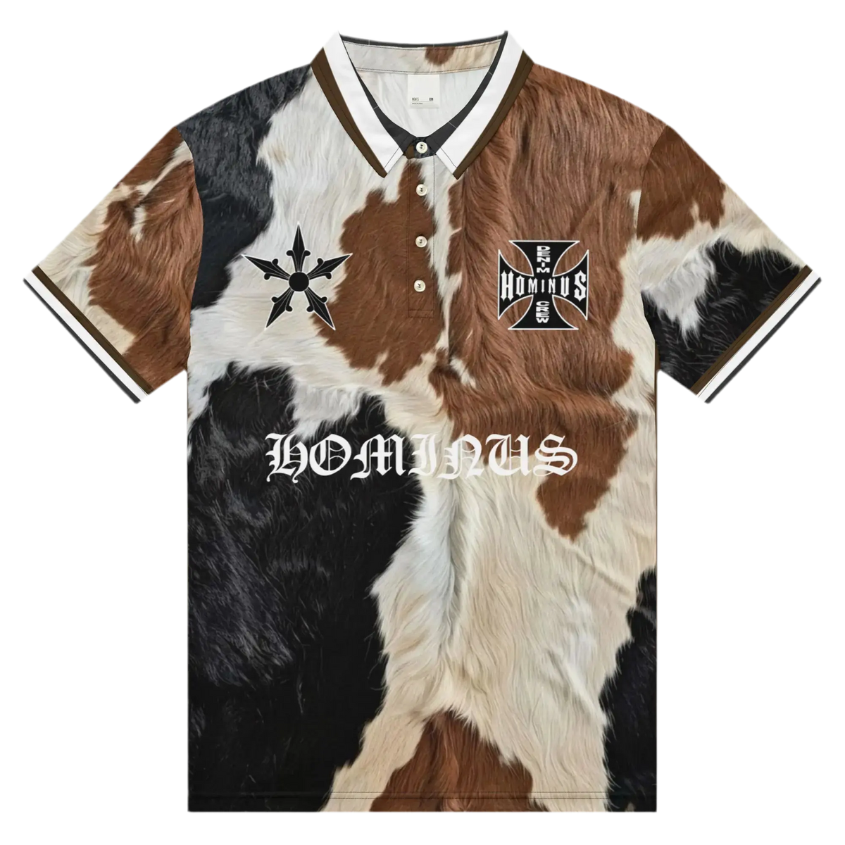 Hominus Denim Cow Print Jersey Hominus Denim
