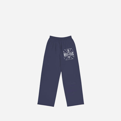 Hominus Denim Cross Logo Baggy Sweatpants Hominus Denim