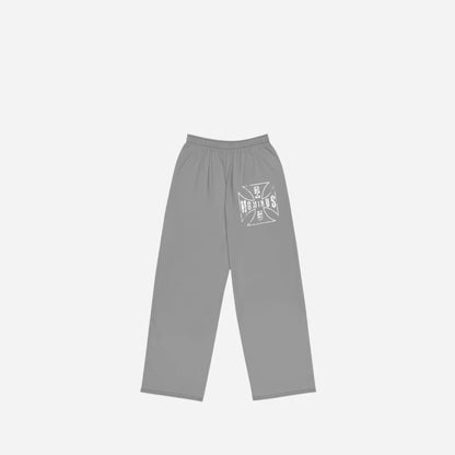Hominus Denim Cross Logo Baggy Sweatpants Hominus Denim