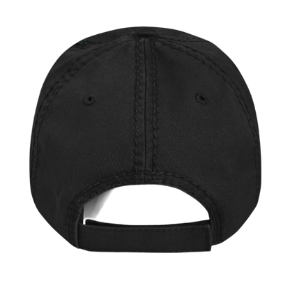 Hominus Denim Cross Logo Distressed Cap Hominus Denim
