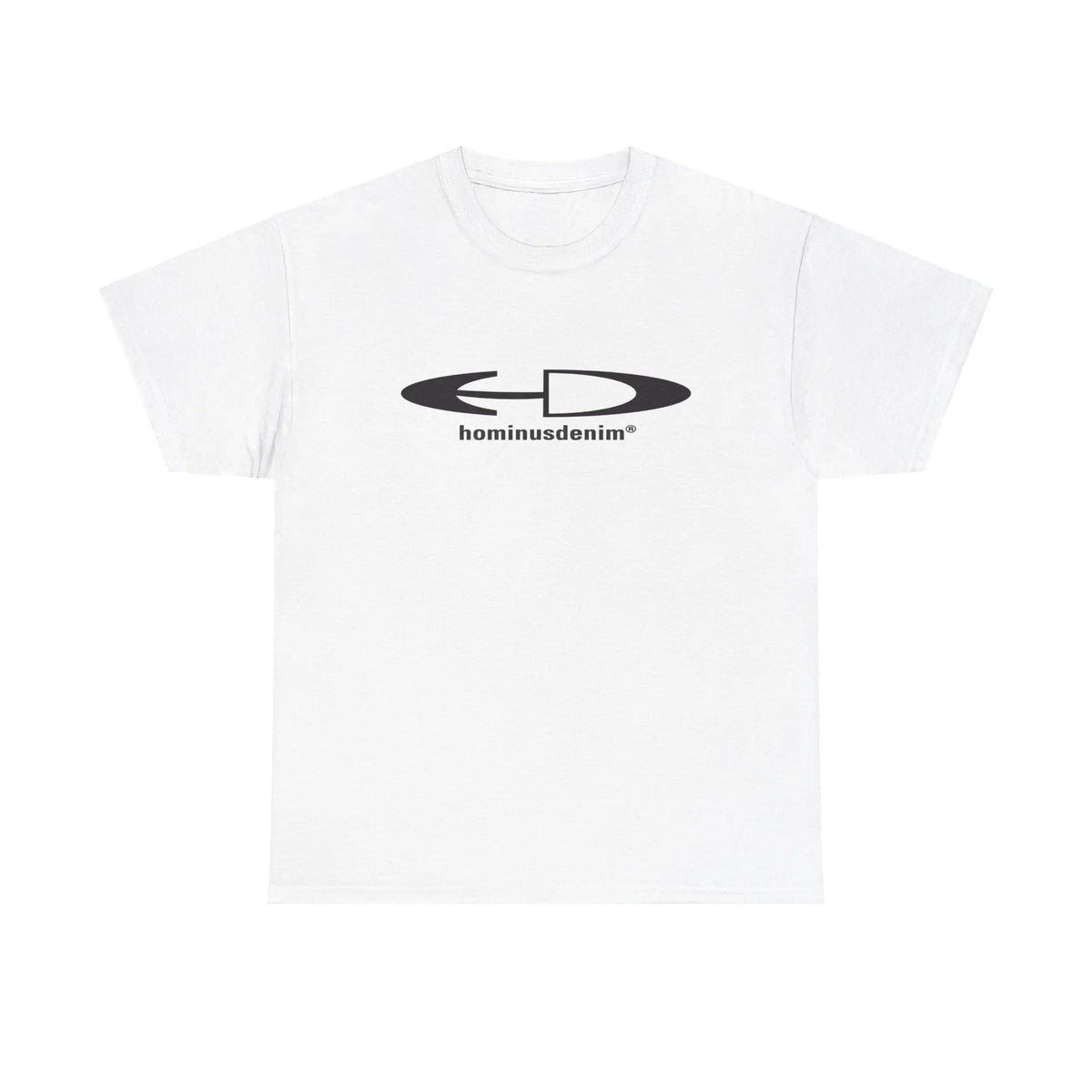 Hominus Denim Famous Logo Printed Design Tee Printify