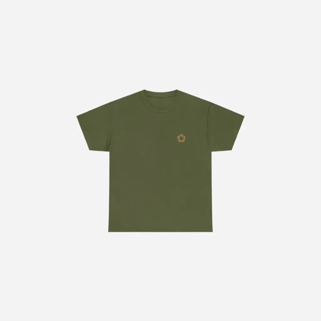 Hominus Denim Flower Y2K Logo Tee 2 Printify