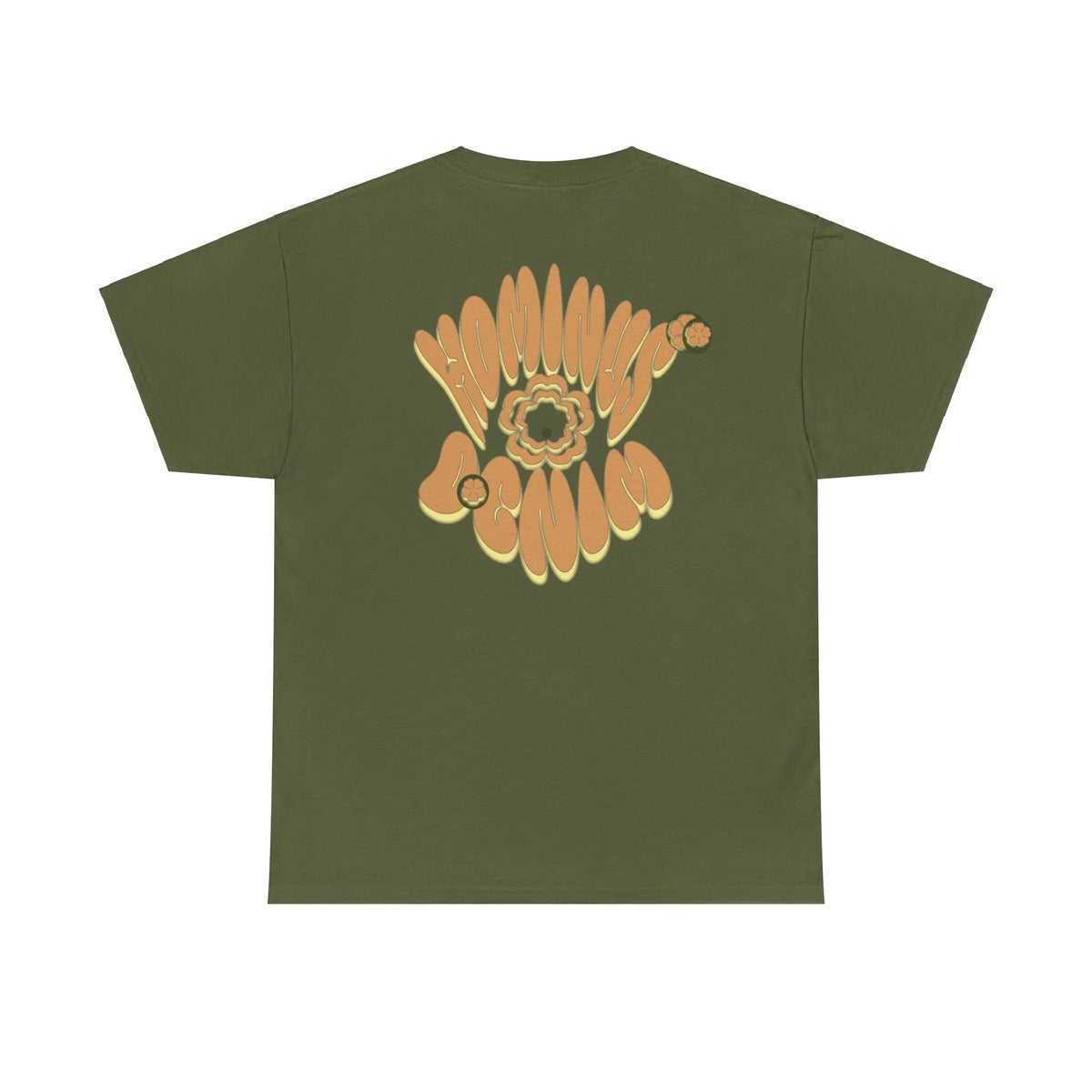 Hominus Denim Flower Y2K Logo Tee 2 - Hominus Denim