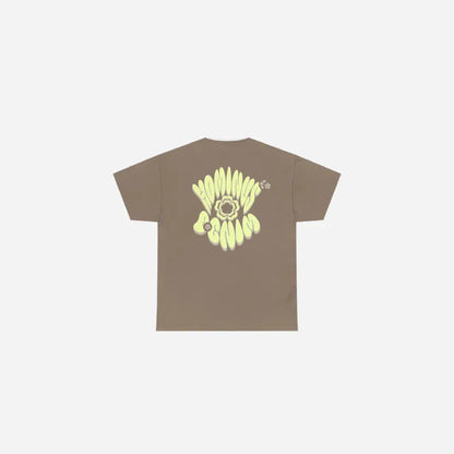 Hominus Denim Flower Y2K Logo Tee Printify