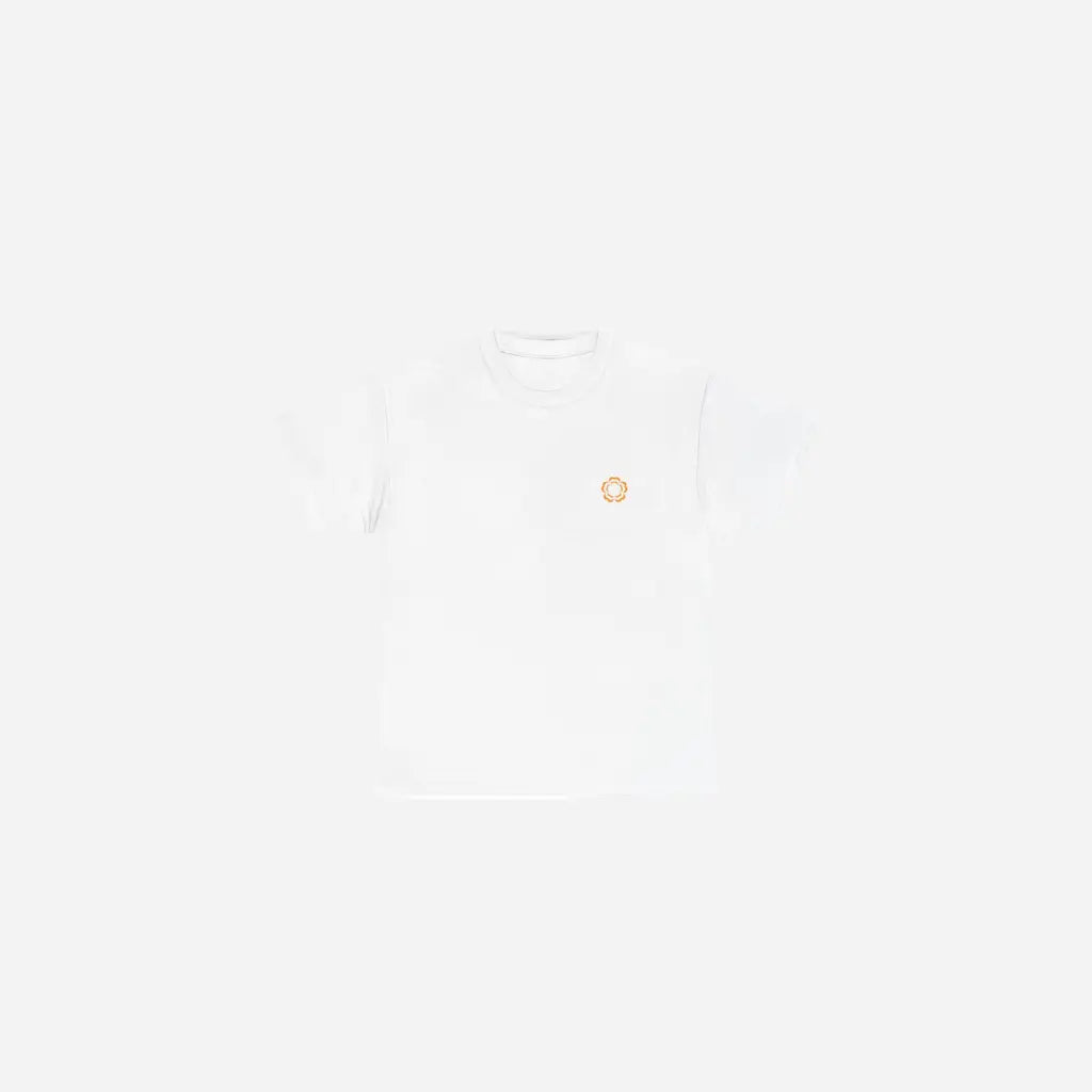 Hominus Denim Flower Y2K Logo Tee Printify