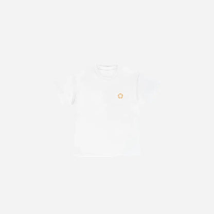 Hominus Denim Flower Y2K Logo Tee Printify