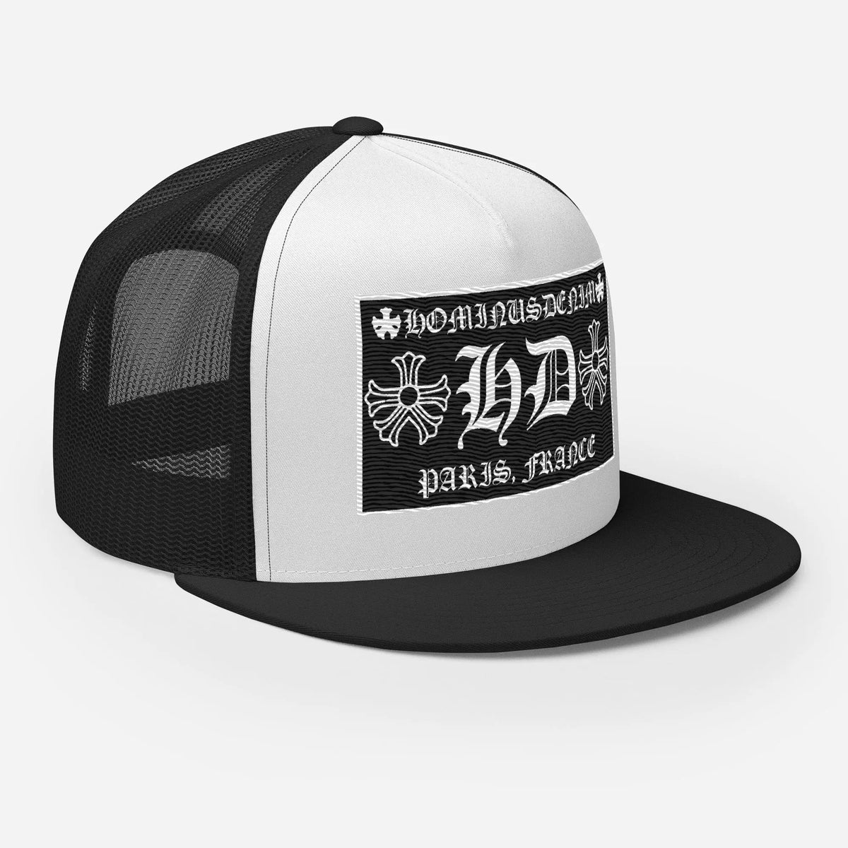 Hominus Denim HD Paris Black Trucker Hat Hominus Denim