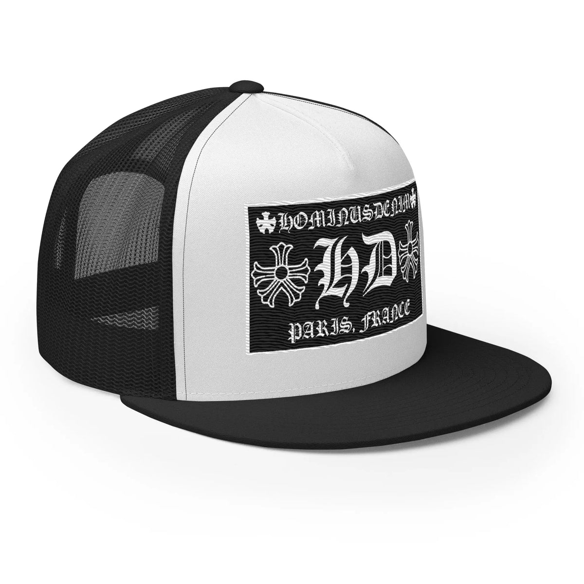 Hominus Denim HD Paris Black Trucker Hat Hominus Denim