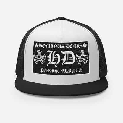 Hominus Denim HD Paris Black Trucker Hat Hominus Denim