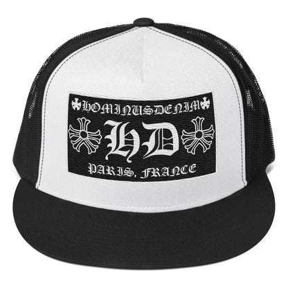 Hominus Denim HD Paris Black Trucker Hat Hominus Denim