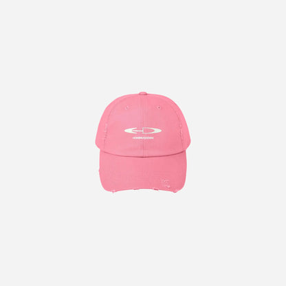 Hominus Denim Logo Distressed Cap Printify