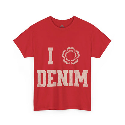 I Love Denim Tee Printify