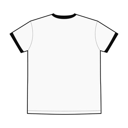Men's Ringer Tee with Bold Logo - Classic Casual Wear Printify