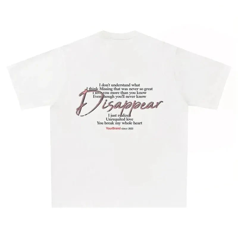Oversized Crying Eyes Printed Design Tee - Hominus Denim