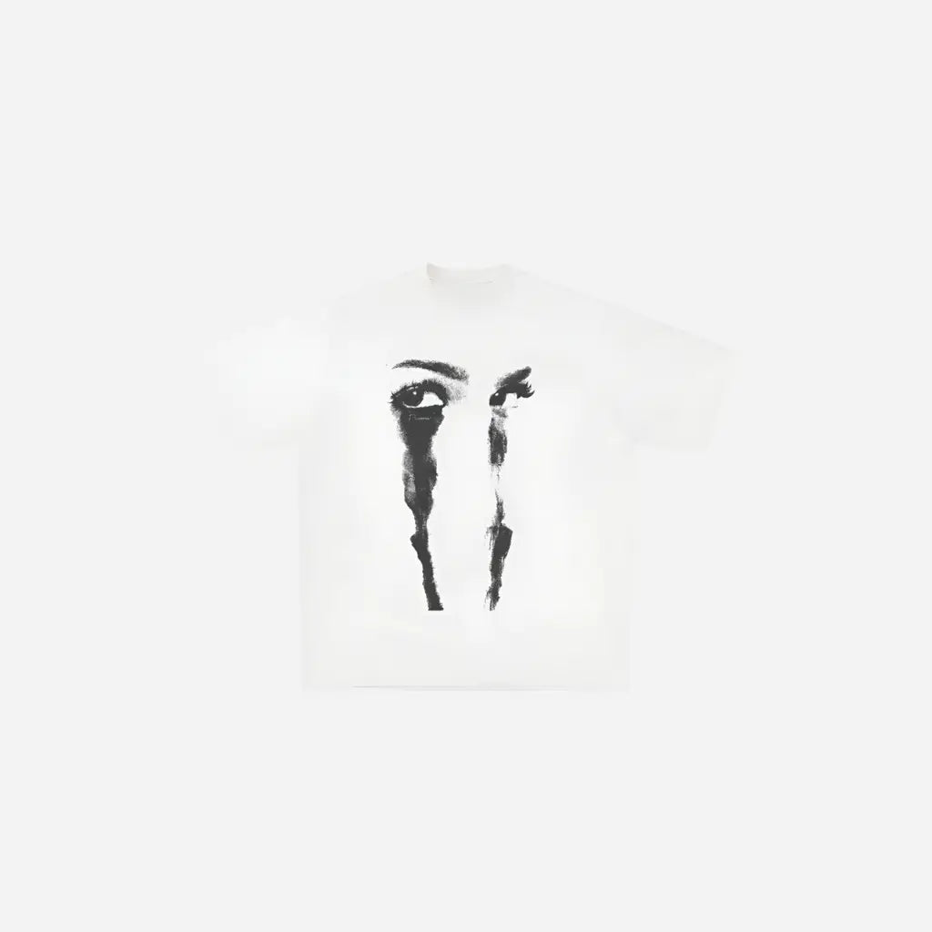 Oversized Crying Eyes Printed Design Tee Hominus Denim