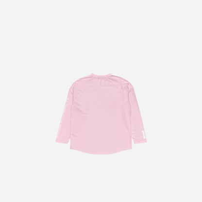 Pink Gothic Letter Long Sleeves Jersey Hominus Denim