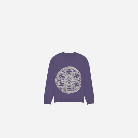 Purple Church Grunge Gothic Design Knit Hominus Denim