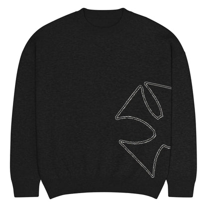 Relaxed fit knitted crew neck sweater Hominus Denim