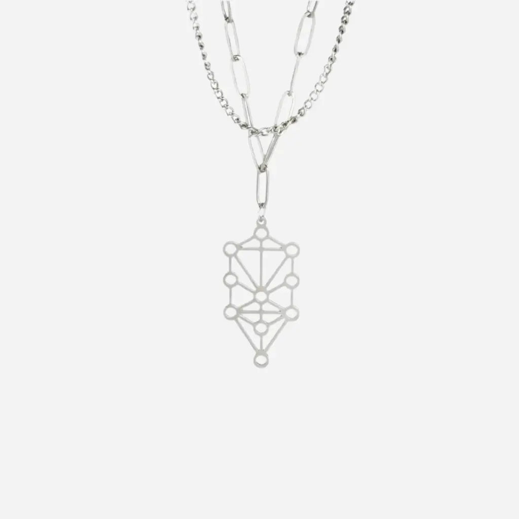 Sephiroth Tree of Life Necklace Stainless Steel Hominus Denim