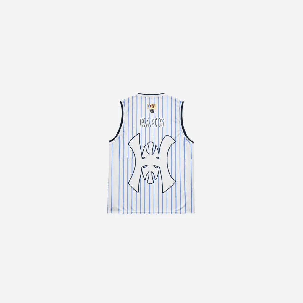 Steel Blue Basketball Jersey Tank Top Hominus Denim
