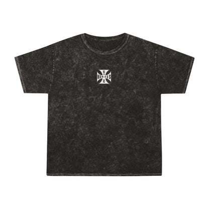Washed Hominus Crew Cross Logo Tee Printify