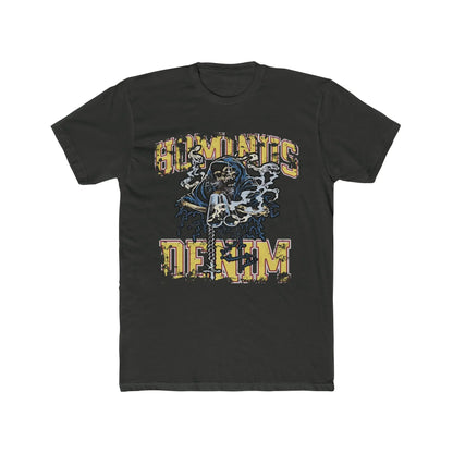 Washed Hominus Denim Destroyed Reaper Tee Printify