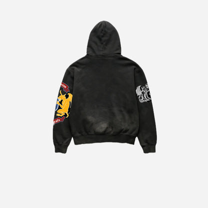 Washed Ripped Hominus Tokyo Hoodie Hominus Denim