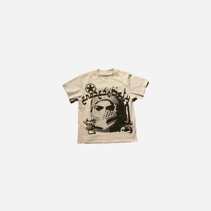 Y2K Grunge Arabic Graphic Printed Tee Hominus Denim