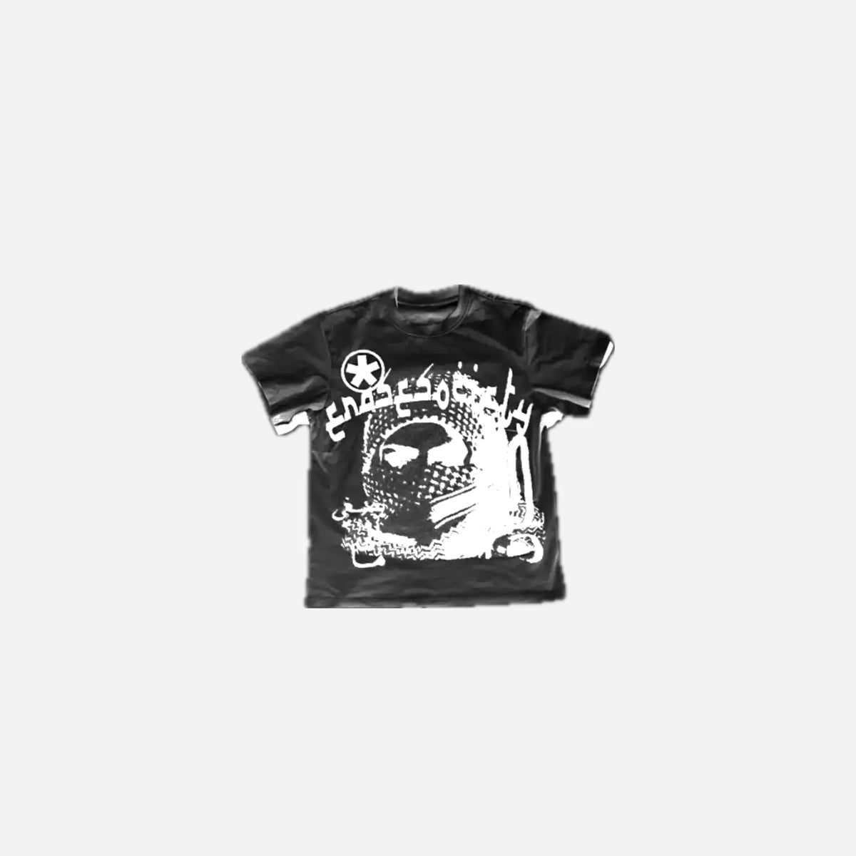 Y2K Grunge Arabic Graphic Printed Tee Hominus Denim