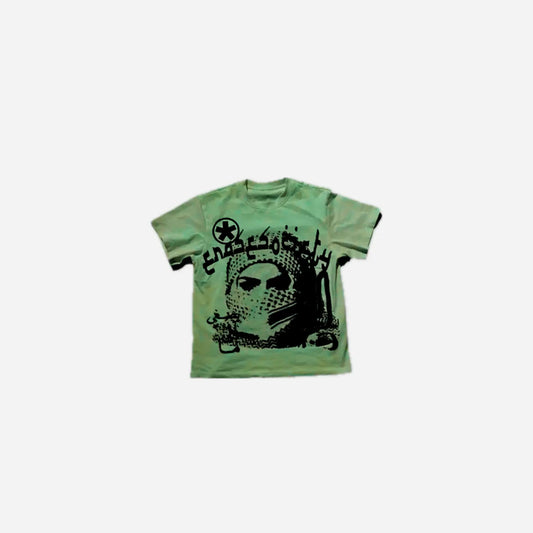 Y2K Grunge Arabic Graphic Printed Tee Hominus Denim