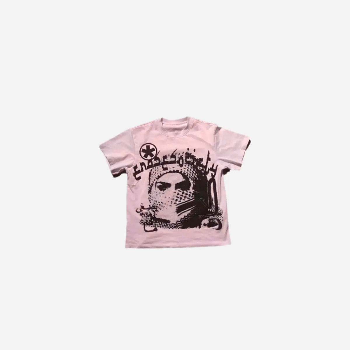 Y2K Grunge Arabic Graphic Printed Tee Hominus Denim