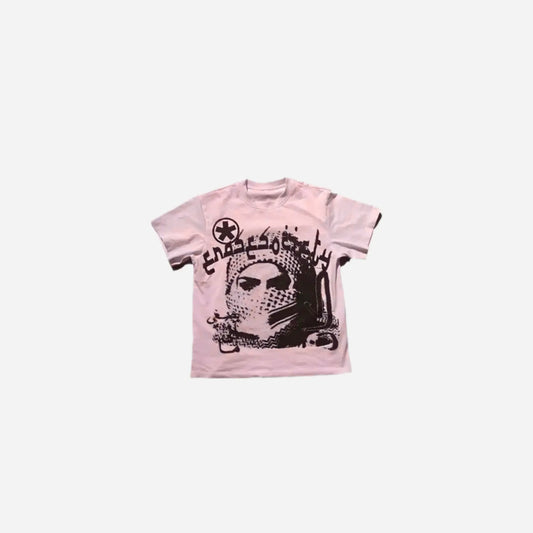 Y2K Grunge Arabic Graphic Printed Tee Hominus Denim