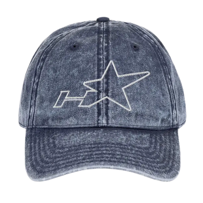 Y2K Logo Vintage Cotton Denim Cap Hominus Denim