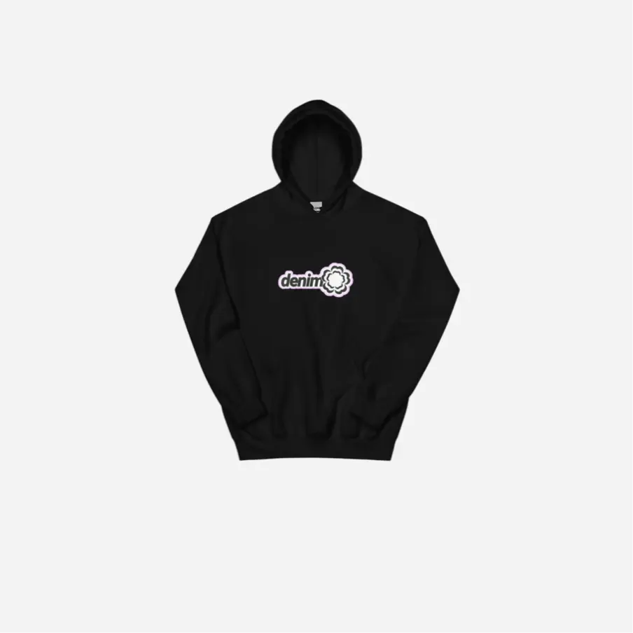 Y2K Vintage Logo Hominus Denim Hoodie Hominus Denim