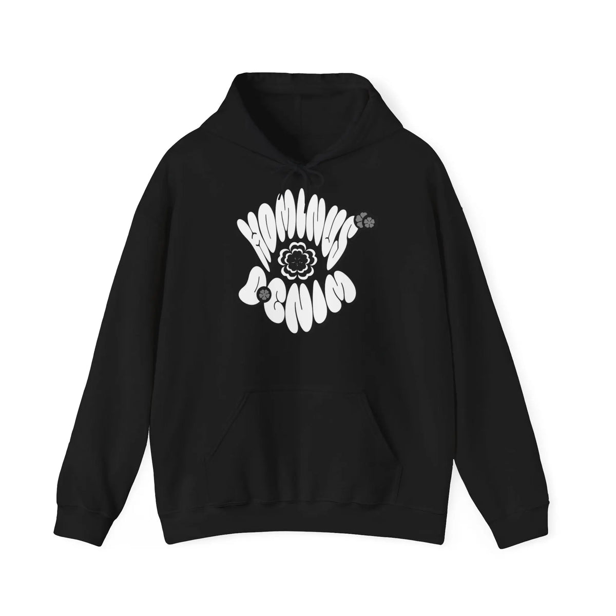 Y2k Logo Hominus Denim Hoodie - Hominus Denim